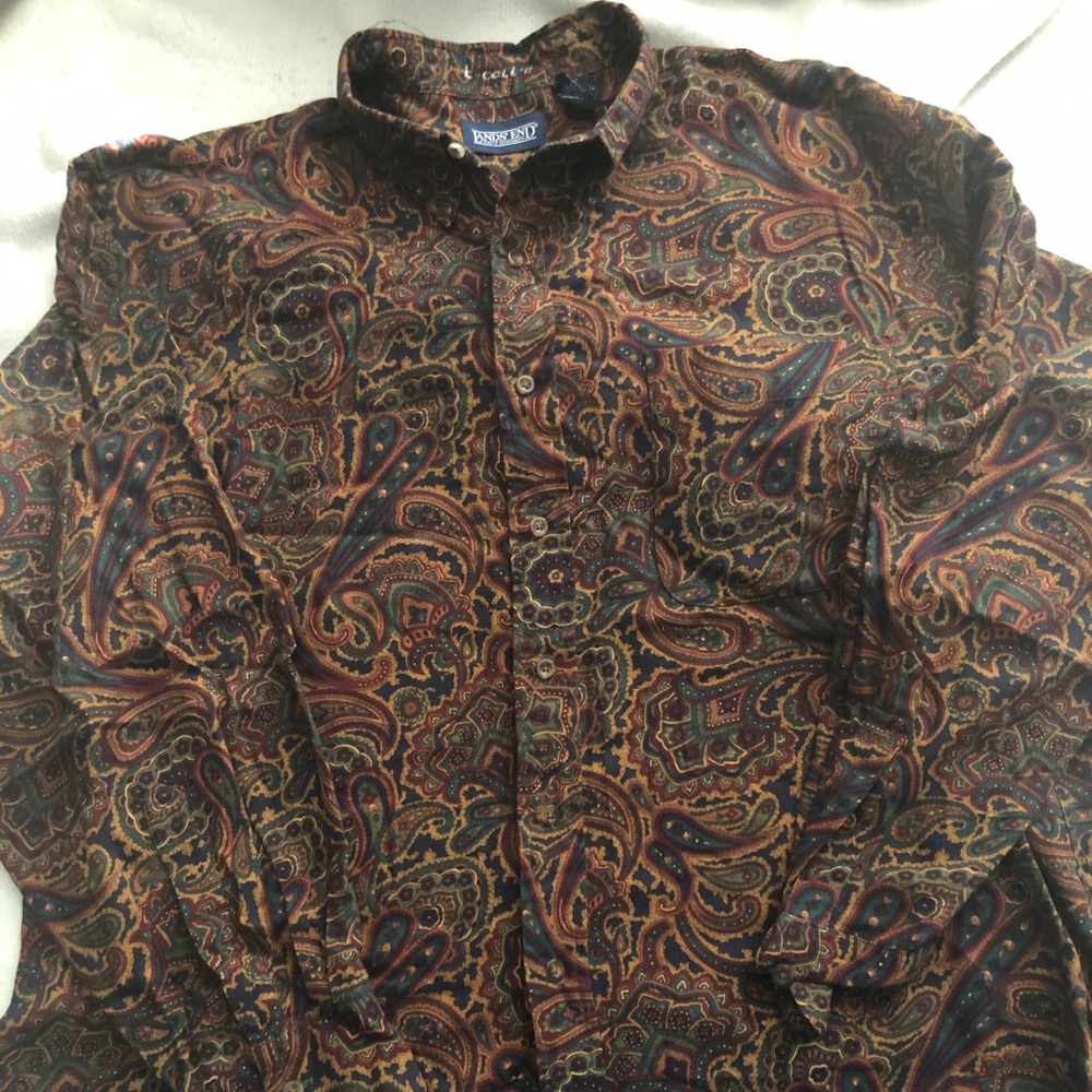 Lands End Button Down - image 1